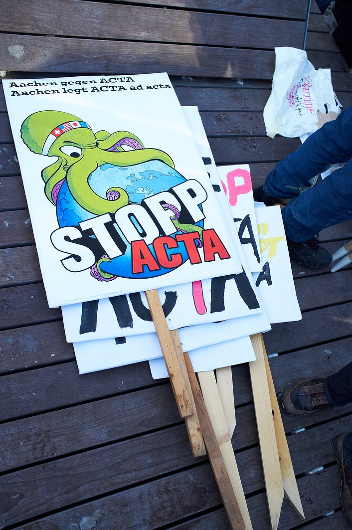 Anti ACTA Demo Aachen