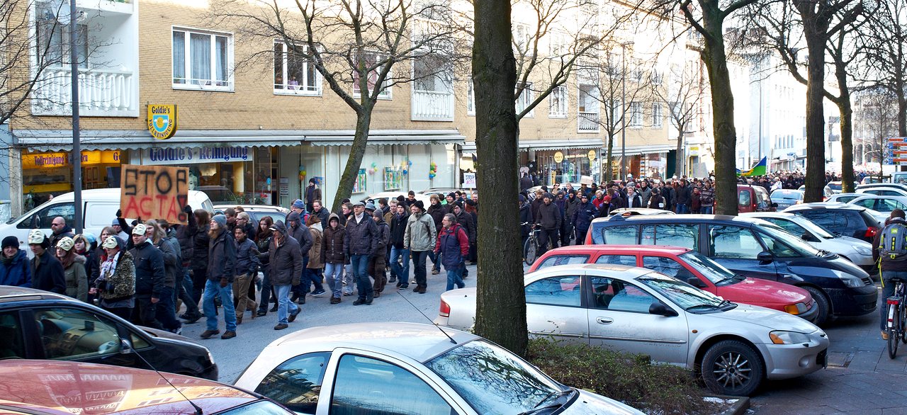 Anti ACTA Demo Aachen