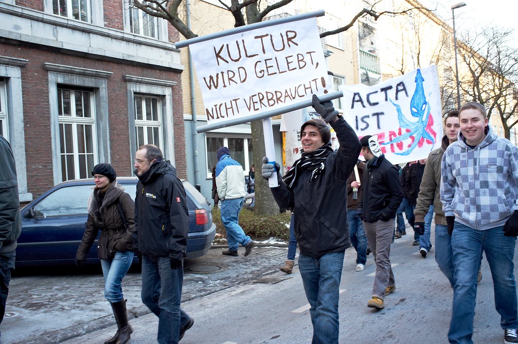 Anti ACTA Demo Aachen