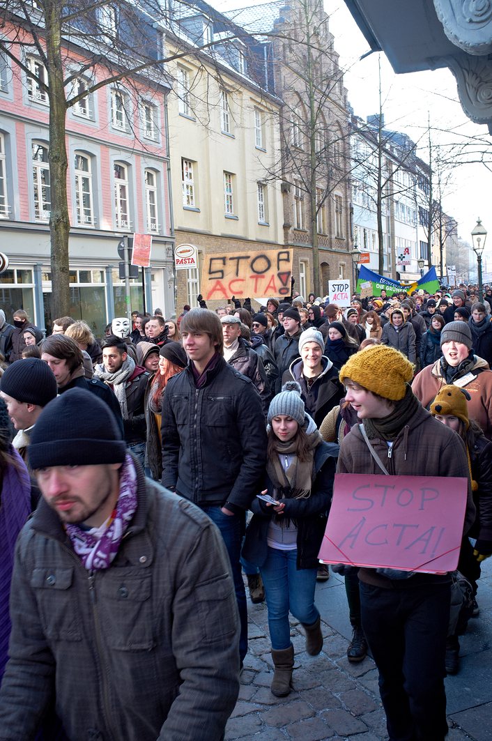 Anti ACTA Demo Aachen