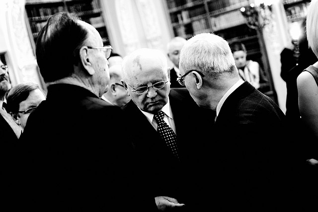 Hans-Dietrich Genscher, Michail Sergejewitsch Gorbatschow Hans-Dietrich Genscher, Michail Sergejewitsch Gorbatschow